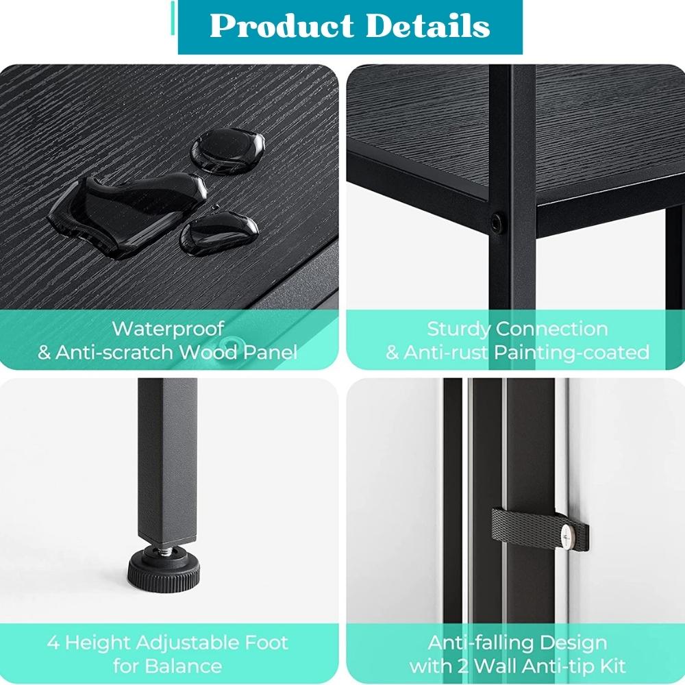 5 Tier Bookshelf product detail