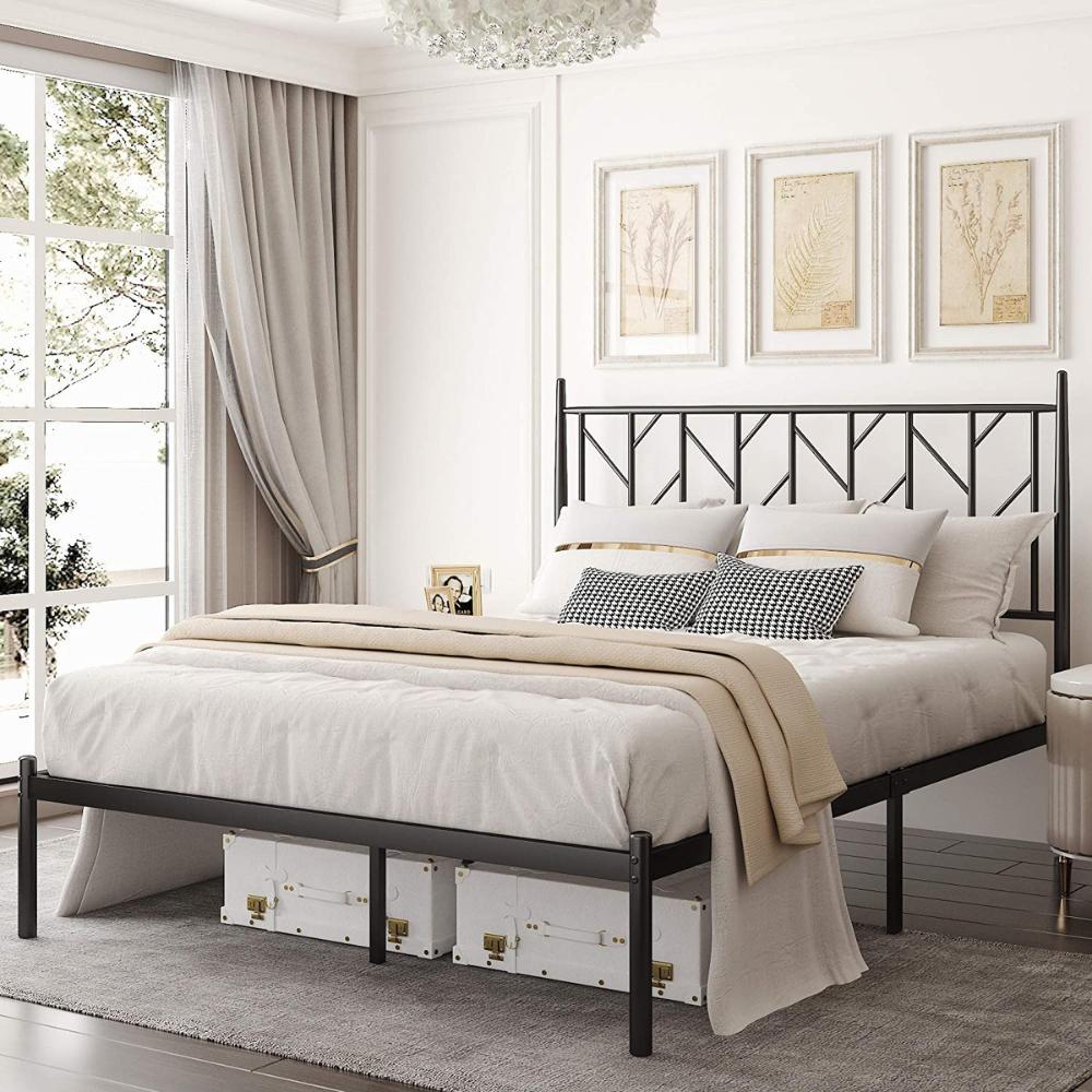 Platform Bed Frame - Full / Black: image 1